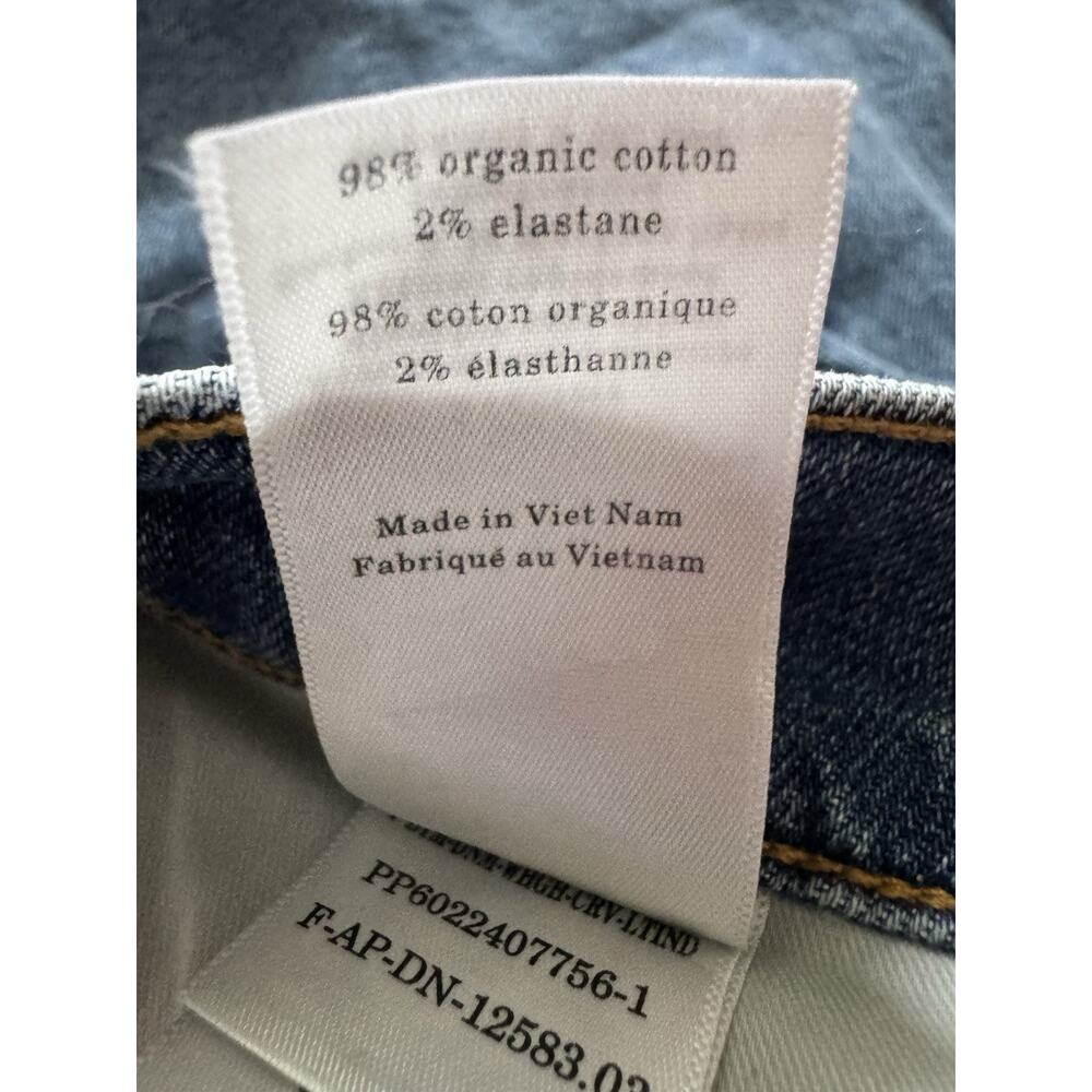 NWT Everlane The Way High Curve Jean Barrel Leg Vintage Blue Women’s Size 24 - Picture 9 of 9